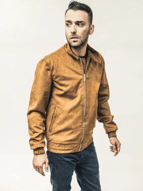 Midtown Men's Vegan Faux Suede Jacket